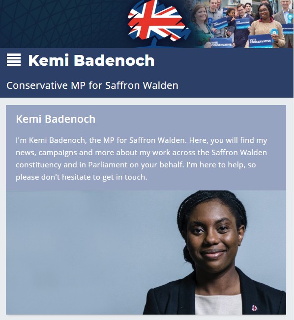 Kemi Badenoch Website